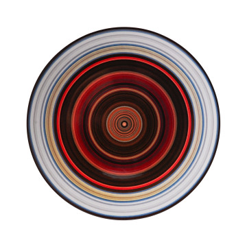 Wandbord met kleurrijke cirkels van Richard Hutten