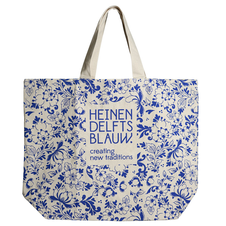 Shopper XL Heinen Delfts Blauw