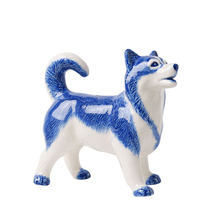 Delfts blauw hond Husky