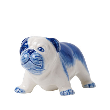 Hond Delfts blauwe bull dog