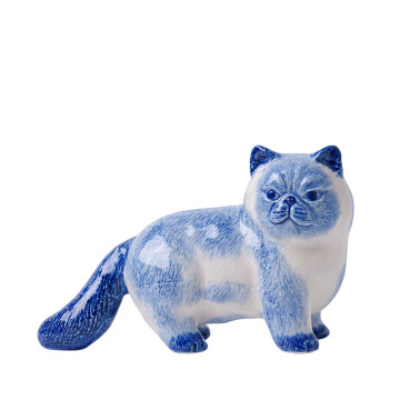 Delfts blauwe kat